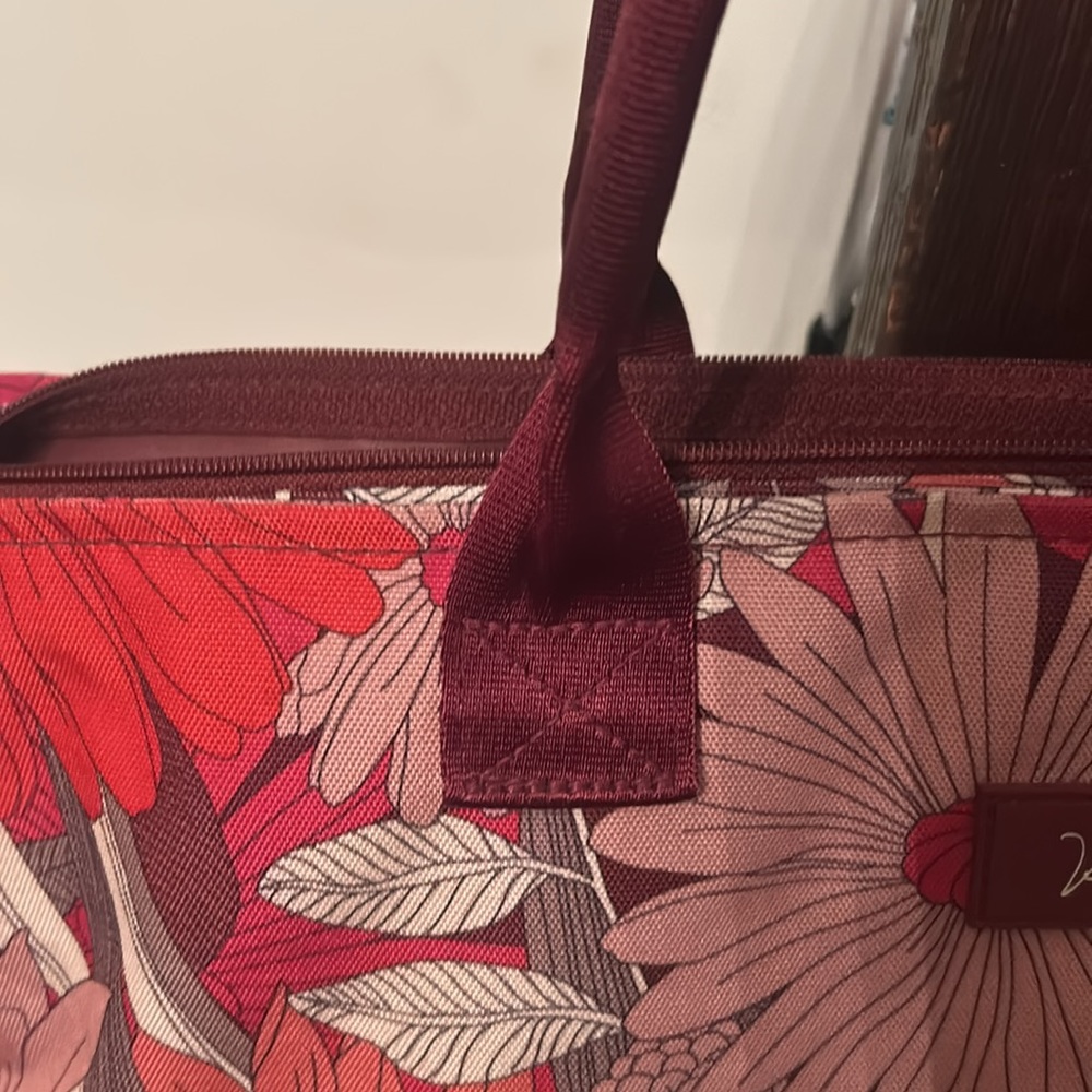 VERA BRADLEY EXPANDABLE Bohemian Blooms NEW travel weekender Bag - Picture 6 of 11